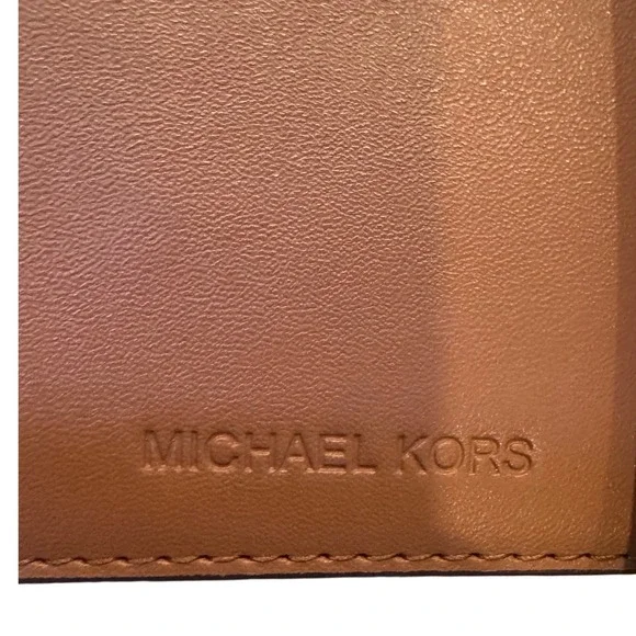 Michael Kors Brown MK Monogram Canvas Passport Holder Wallet 35H9GTVT1B EUC
EUC - Picture 5 of 10
